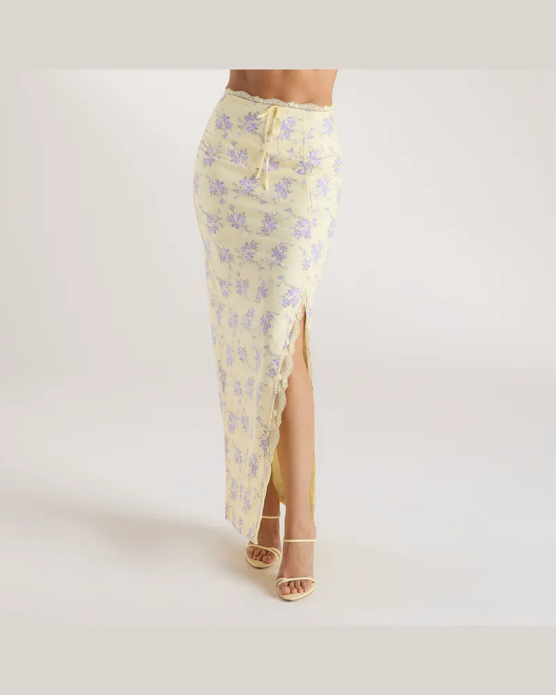 Lounge Eledora Maxi Skirt - Yellow - 34 Yellow