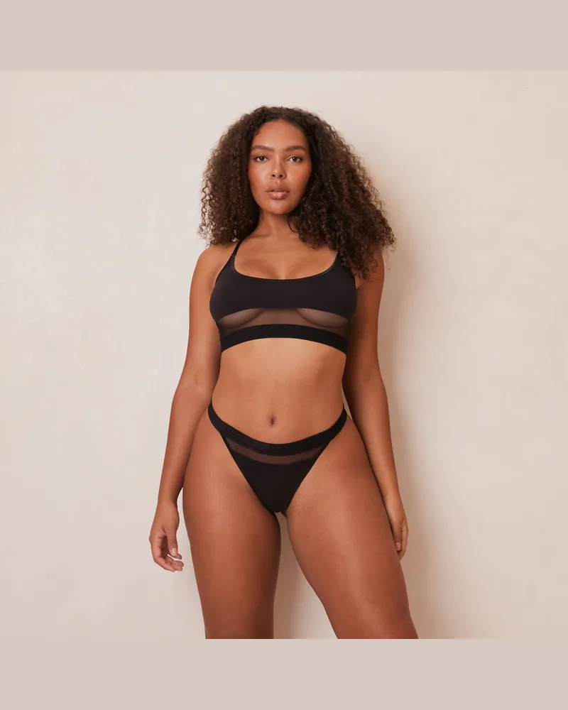 Lounge Mesh BH - Schwarz Black