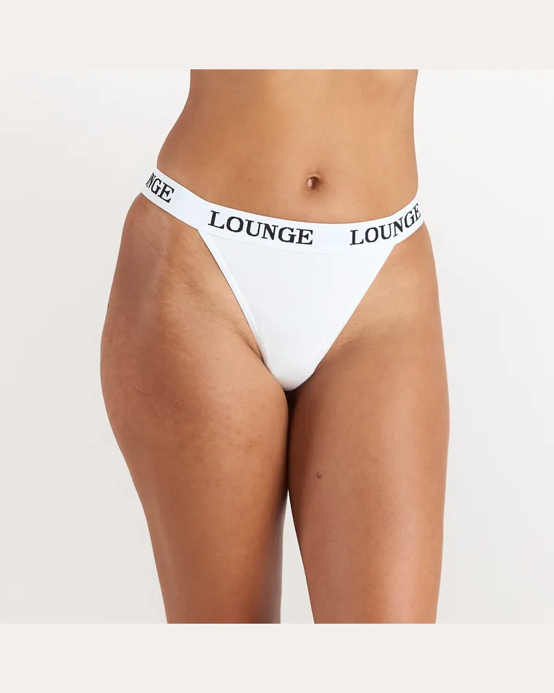 Lounge Bamboo Triangle String - Ganz Weiß All