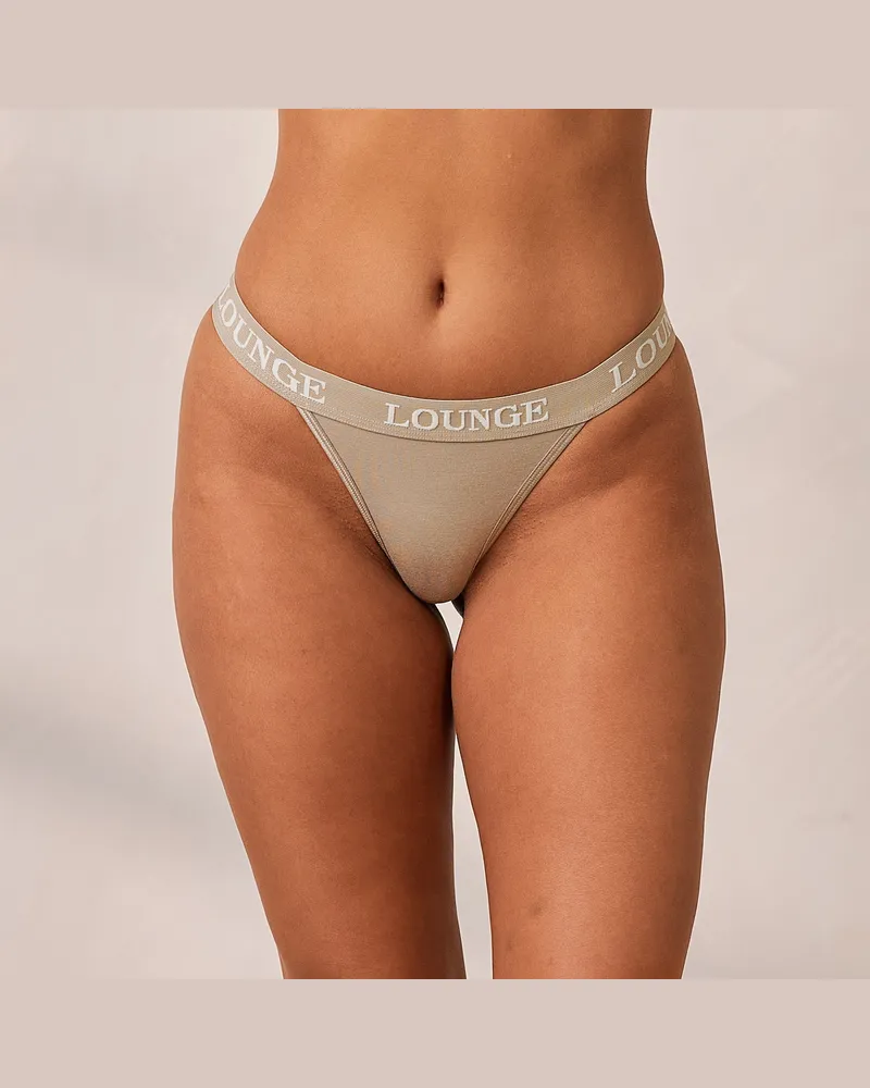 Lounge Bamboo Triangle String - Hafer Oat