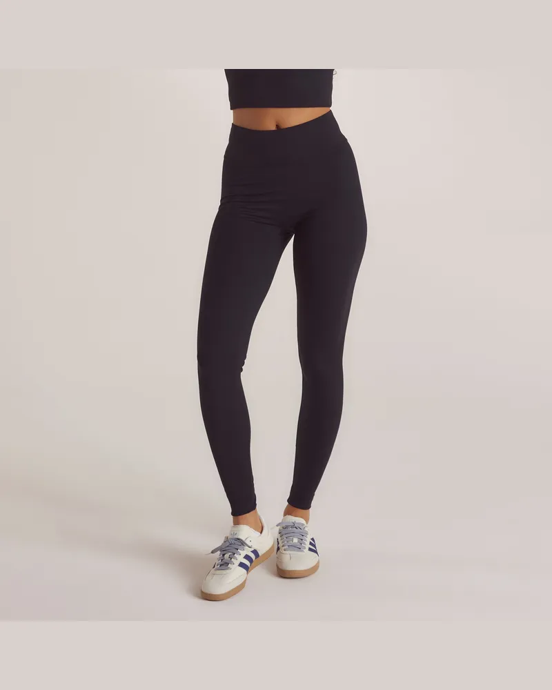 Lounge Klassische Leggings - Schwarz Black