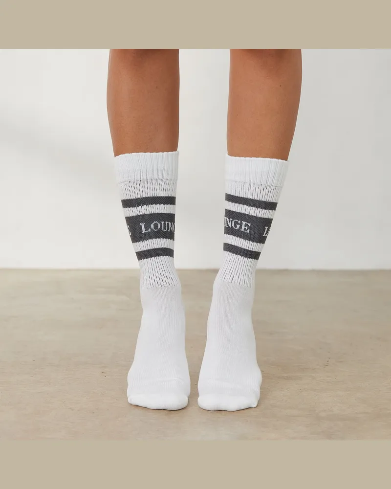 Lounge Essential Socken (2er Paket) - Dunkelgrau Charcoal