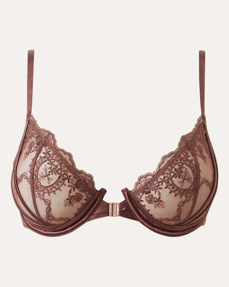 Lounge Seduce BH mit Vorderverschluss - Schokolade Brown