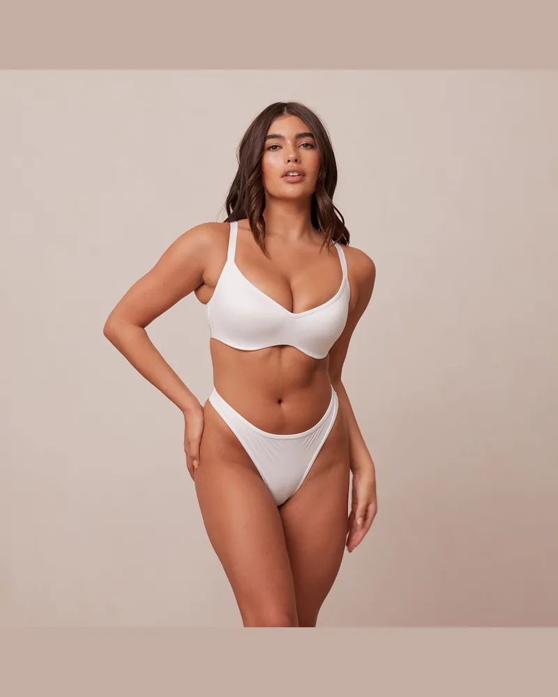 Lounge Sleek Mindful BH - Weiß White