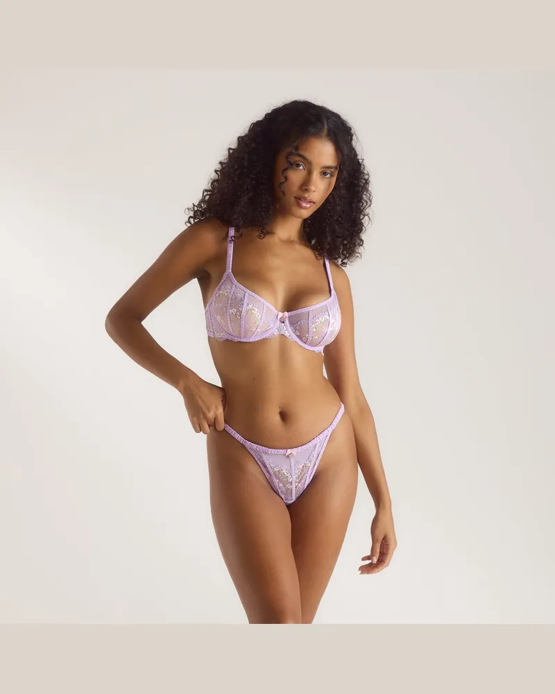 Lounge Bliss Balcony Bra - Lilac Lilac