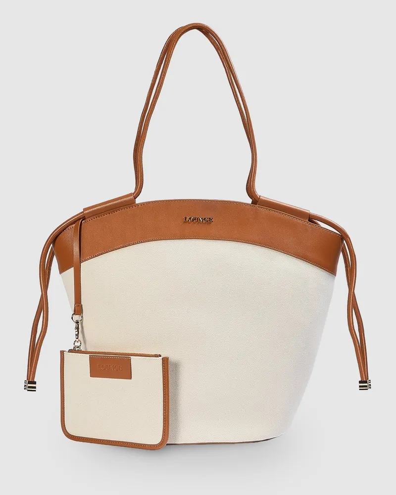 Lounge Isha Schultertasche - Beige Tan