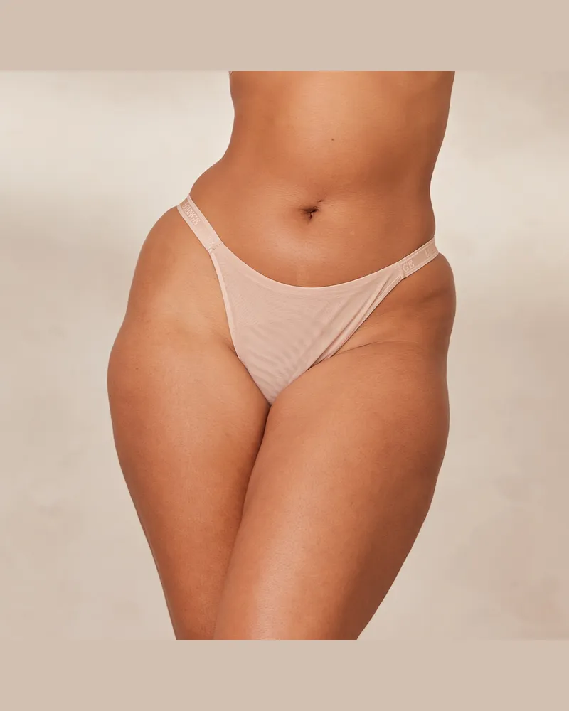 Lounge Smooth Mesh Slip - Taupe Taupe