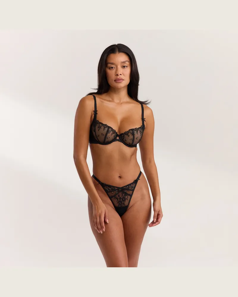 Lounge Seraphina Plunge BH - Schwarz Black