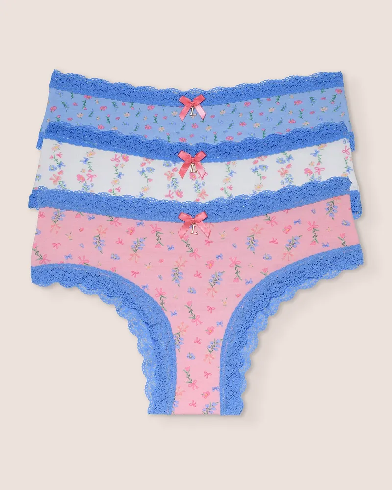 Lounge Schleife Slips (3er Paket) - Multi 