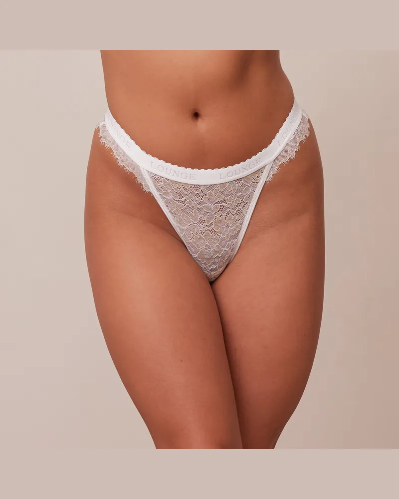 Lounge Desire String - Weiß White