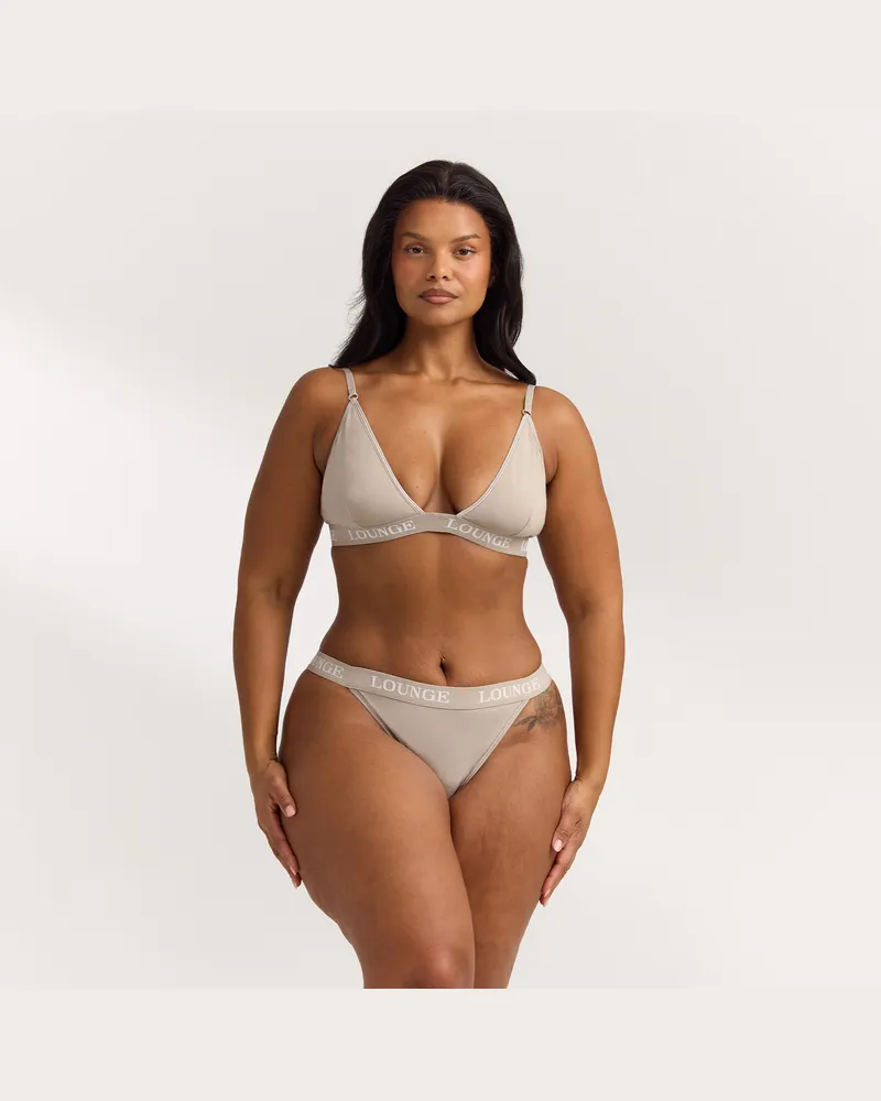 Lounge Bamboo Triangle BH - Hafer Cream