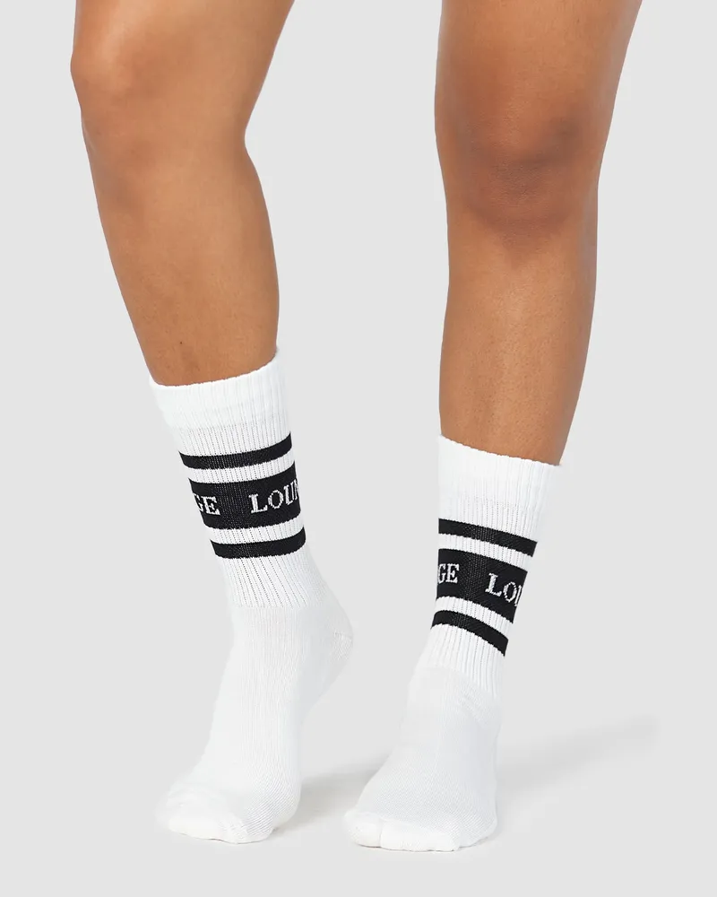 Lounge Essential Socken (2er Paket) - Schwarz Black