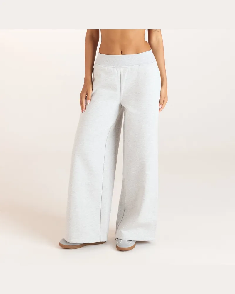 Lounge Joggers mit Geradem-Bein - Grau Regular Grey