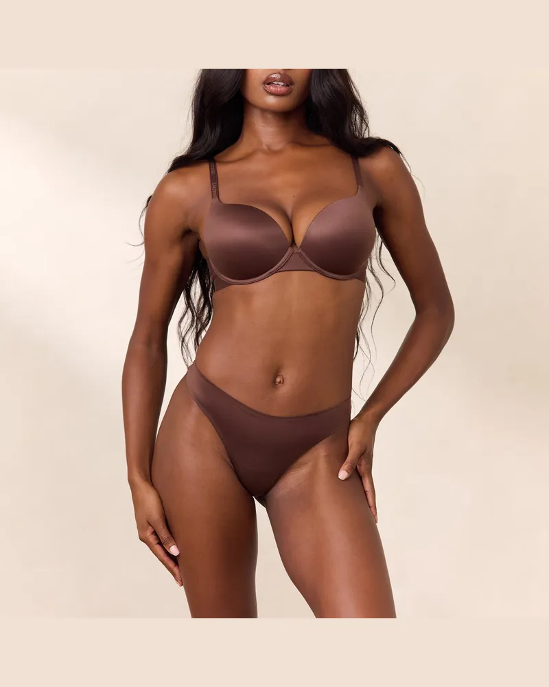 Lounge Everyday Stark Push-Up BH - Kakao Brown