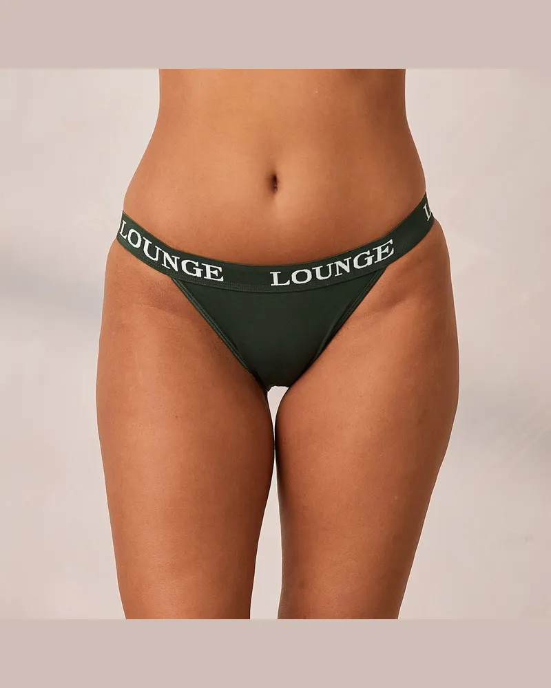 Lounge Bamboo Triangle Slip - Tannengrün Green