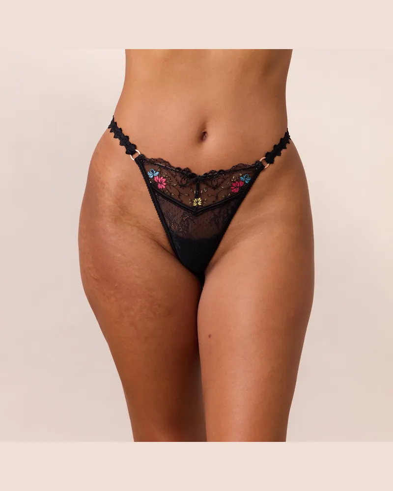 Lounge Nadia Korsettkleid G-String - Schwarz Das perfekte Geschenk für sie Schwarz