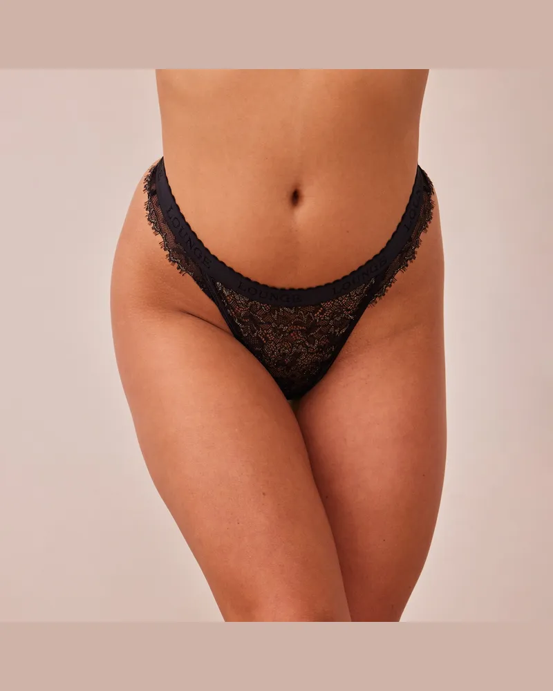Lounge Desire String - Schwarz Black