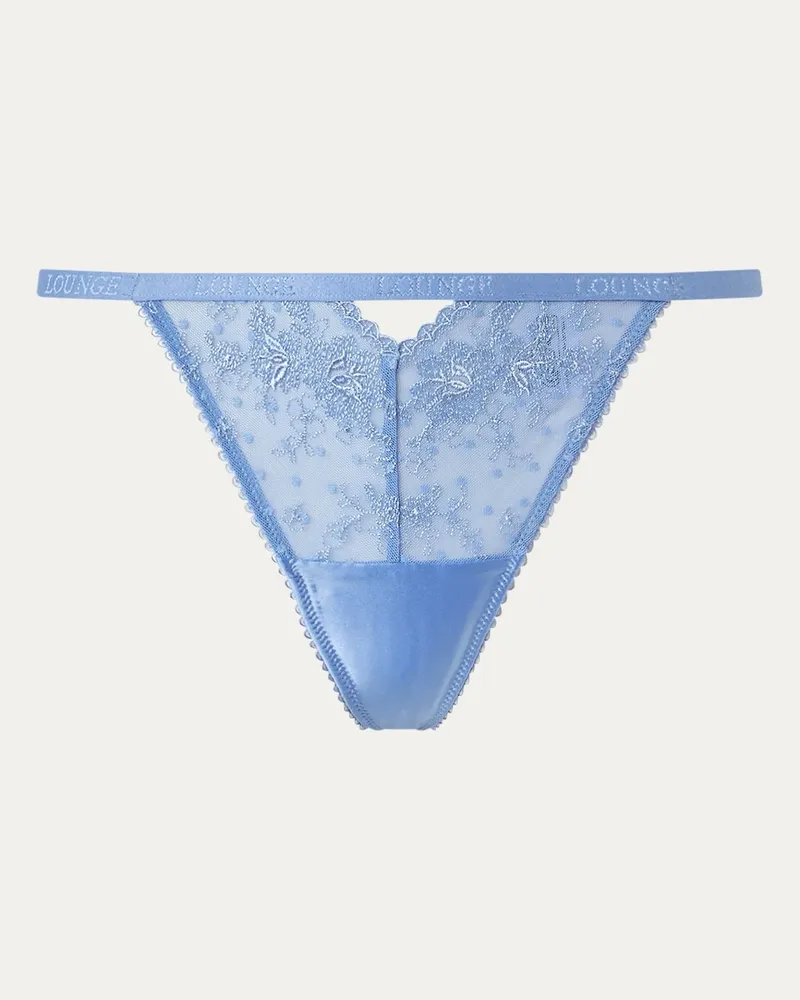 Lounge Flirt G-String - Kornblume Blue