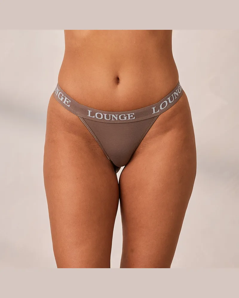 Lounge Bamboo Triangle String - Kaffee Coffee