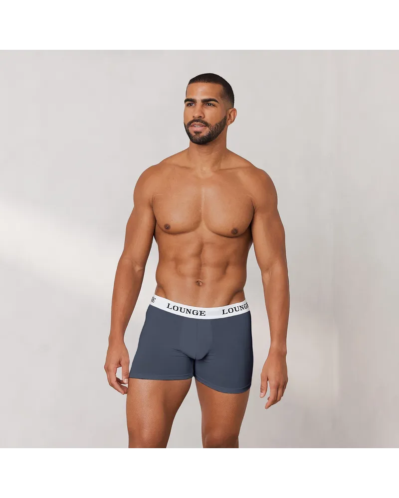 Lounge Everyday Herren-Boxer (3er Paket) - Geräuchertes Blau
