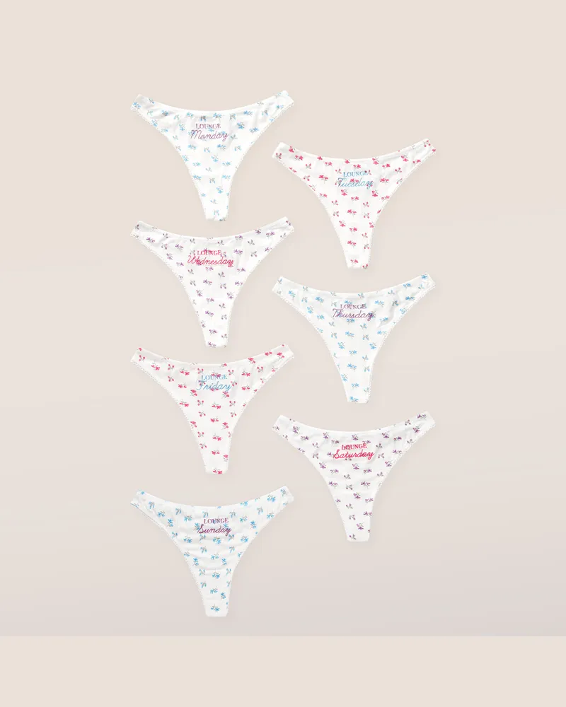 Lounge Days of the Week String (7er Paket) - Print Print