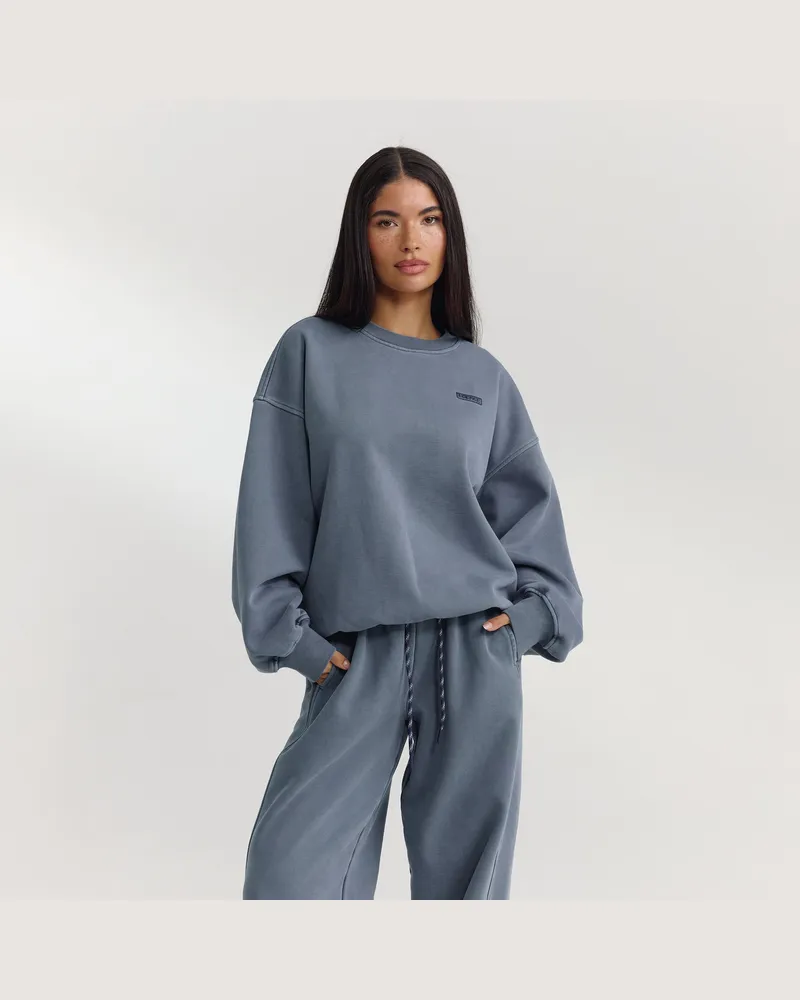 Lounge Oversized Pullover - Gewaschenes Blau Blue