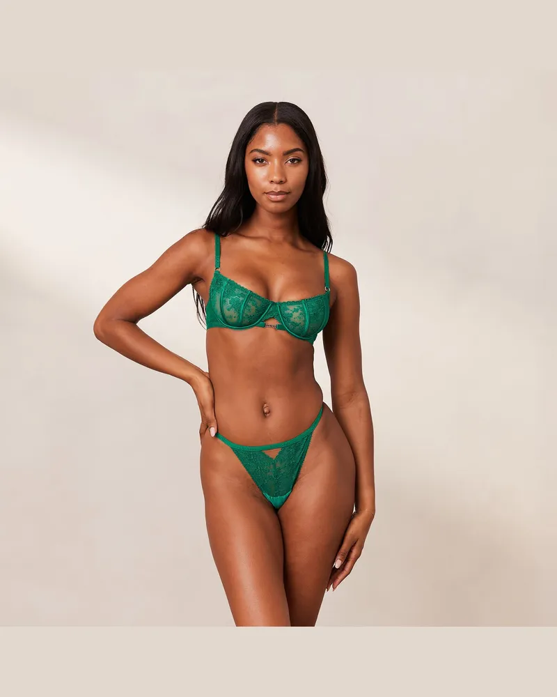 Lounge Flirt Balcony BH - Smaragdgrün Emerald