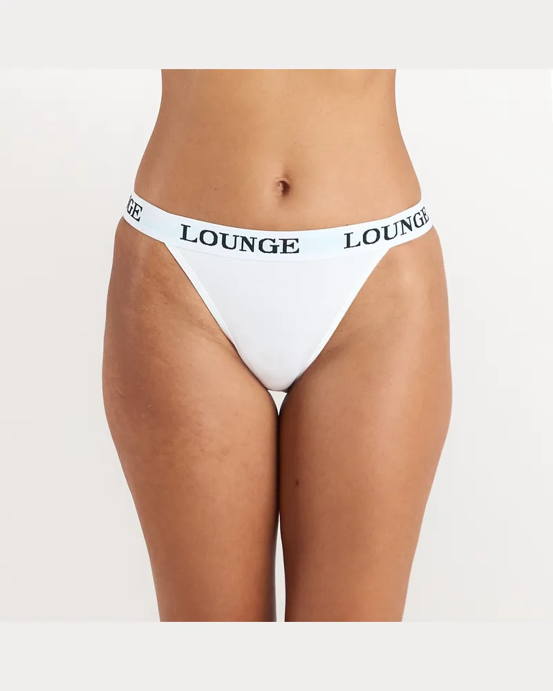 Lounge Bamboo Triangle Slip - Ganz Weiß All