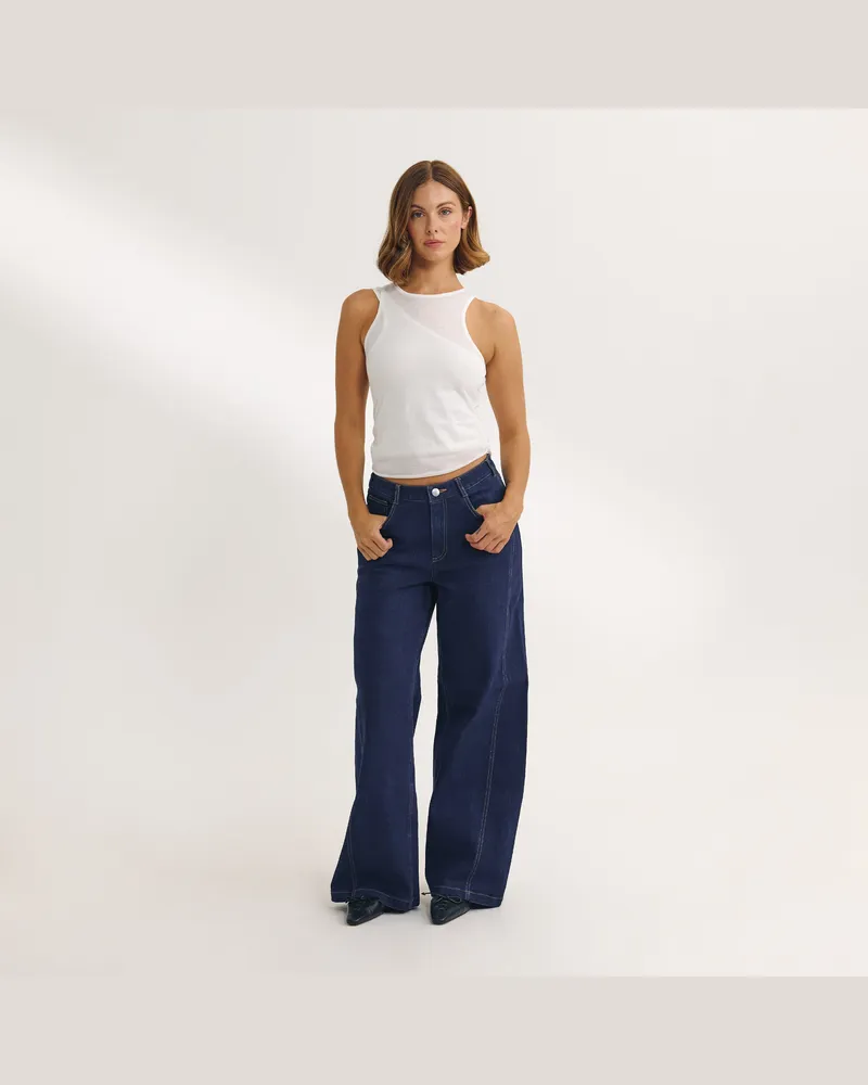 Lounge Mehrlagiges Tanktop - Weiß Weiß
