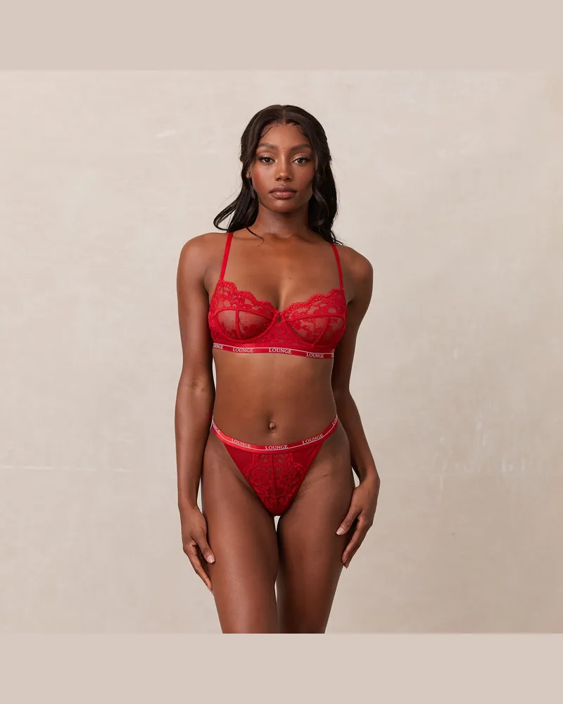 Lounge Blossom Balcony BH - Kastanienbraun Dark