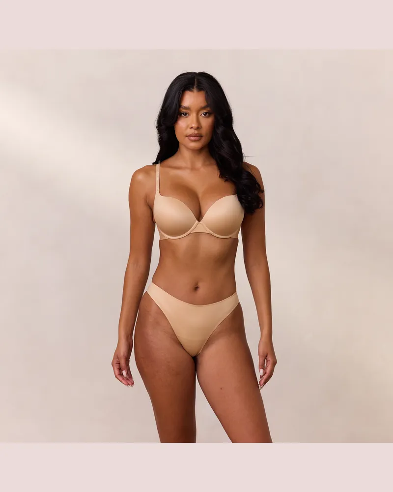 Lounge Everyday Stark Push-Up BH - Sand 