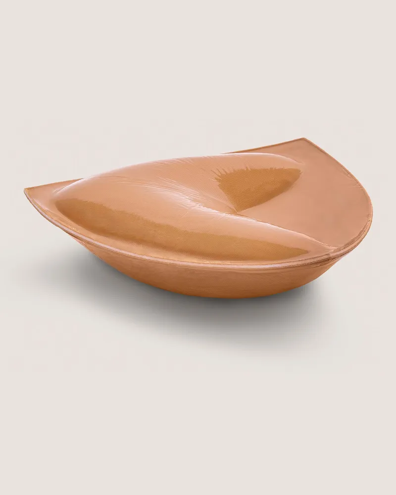 Lounge Extreme Push-up-BH-Einlagen - Muskatnuss/Beige 100% Silikon - wiederverwendbar - doppelseitig klebend Muskatnuss