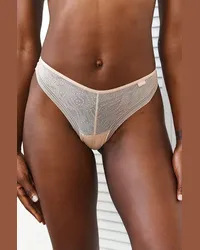 Lounge Lace No Show String - Sand Sand