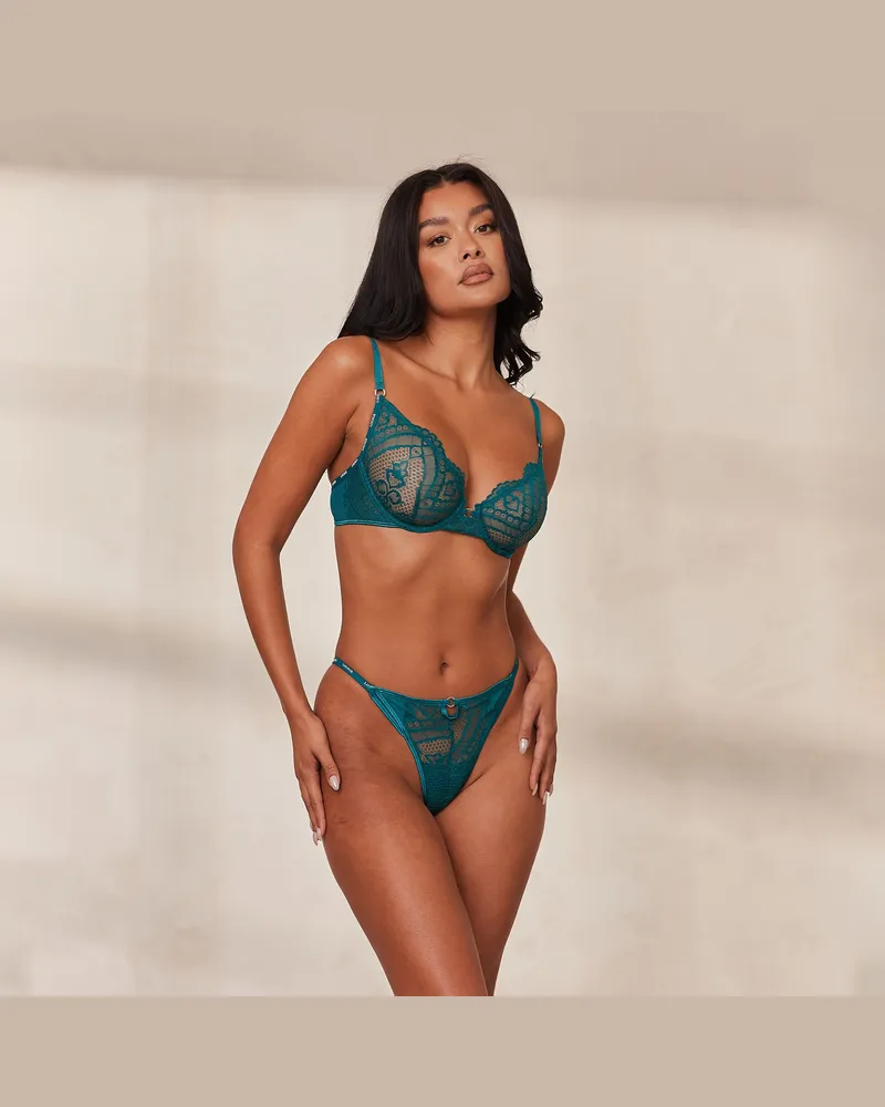 Lounge Charmed Balcony BH - Türkis Green