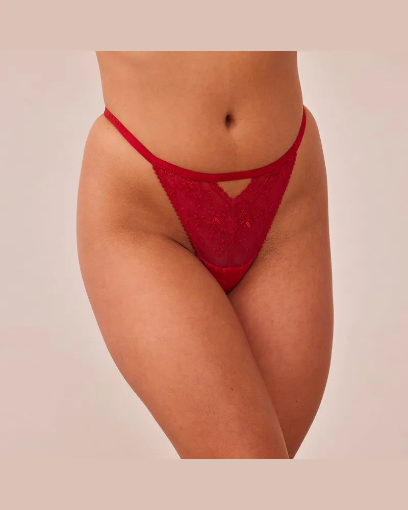 Lounge Flirt G-string - Kastanienbraun Maroon