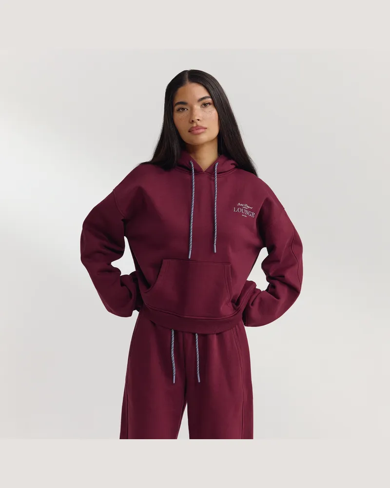 Lounge Oversized Hoodie - Kirschlack Cherry-lacquer
