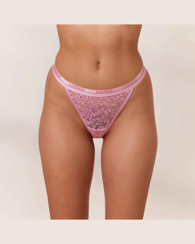 Lounge Zweifarbiges Balcony String - Rosa Pink