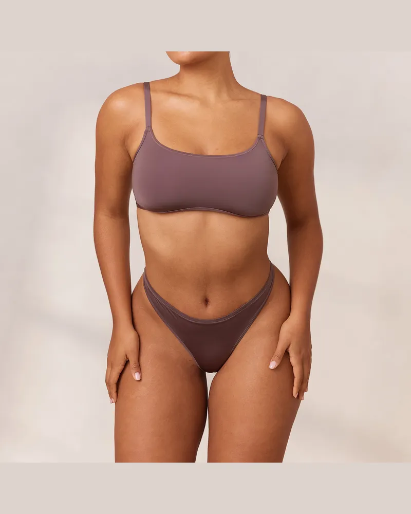 Lounge Barely There Bralette - Blaubeere Damson