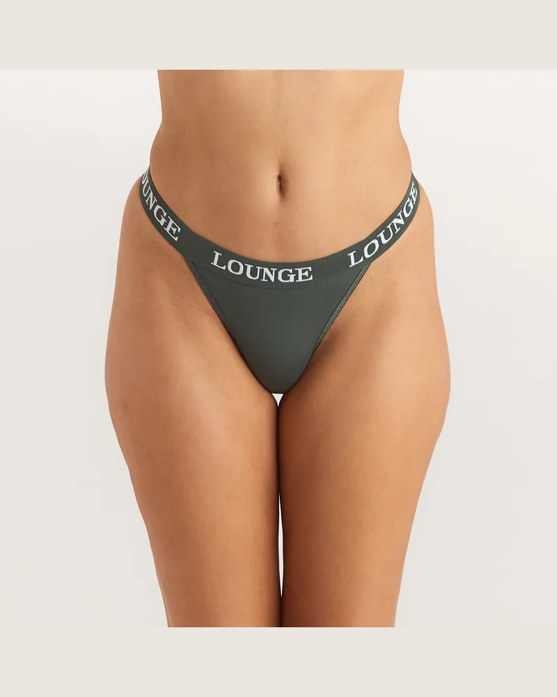 Lounge Bamboo Triangle String - Tannengrün Pine