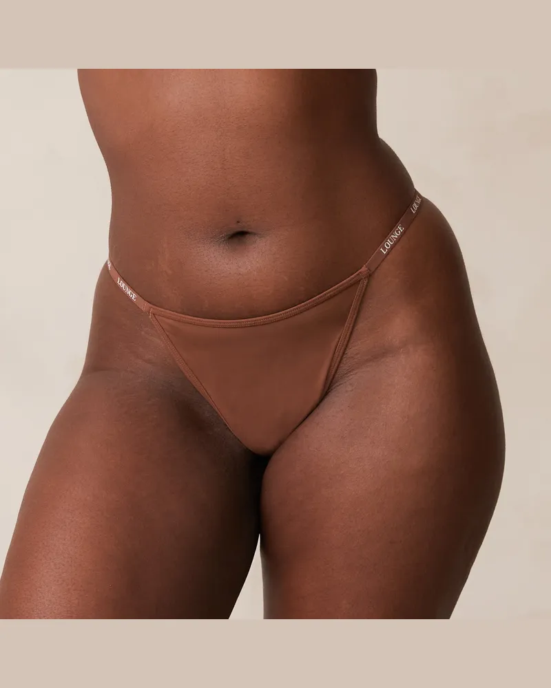 Lounge Smooth Classic String - Kastanienfarbe Chestnut