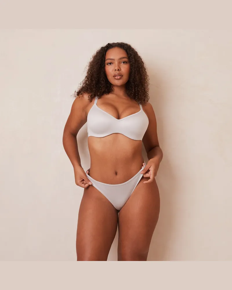 Lounge Sleek Mindful BH - Eisgrau Frost