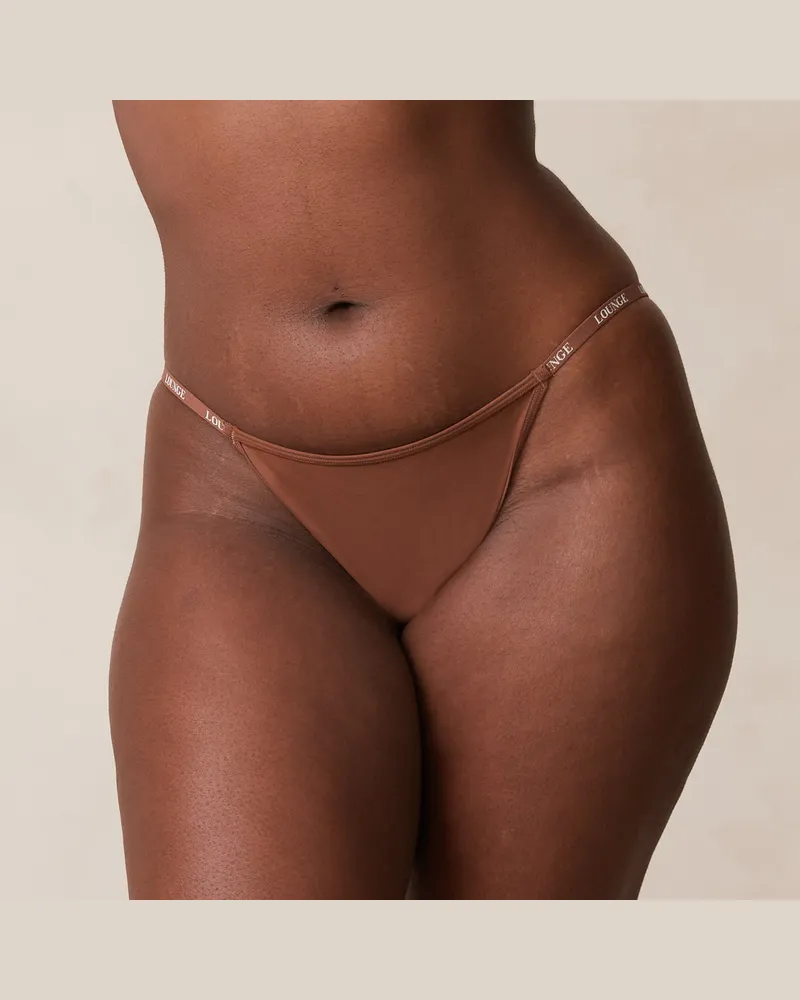 Lounge Smooth Classic Slip - Kastanienfarbe Chestnut