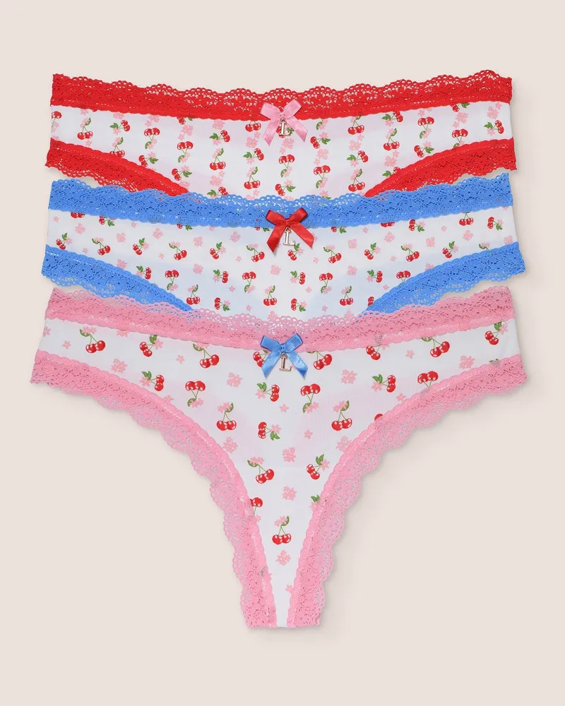 Lounge Kirsche Strings (3er Paket) - Multi Multi