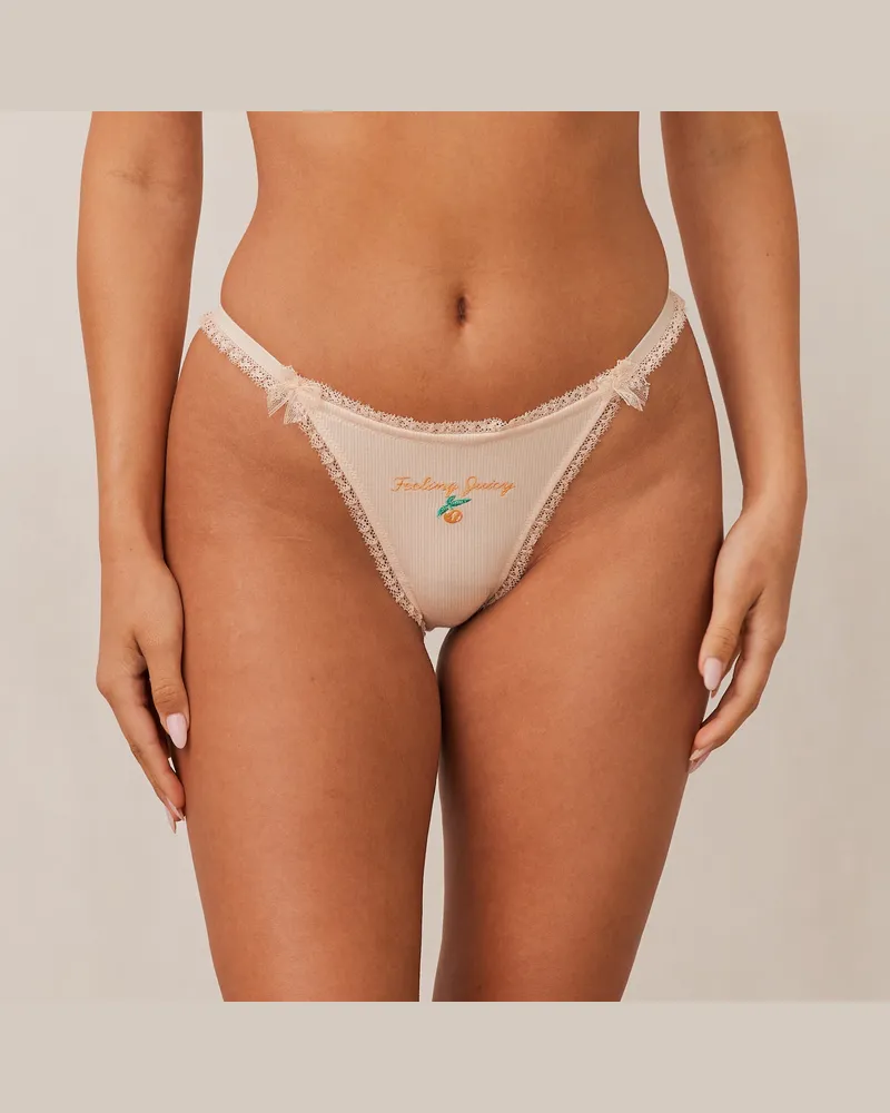 Lounge Fruity 'Feeling Juicy' Slip - Aprikose Peach