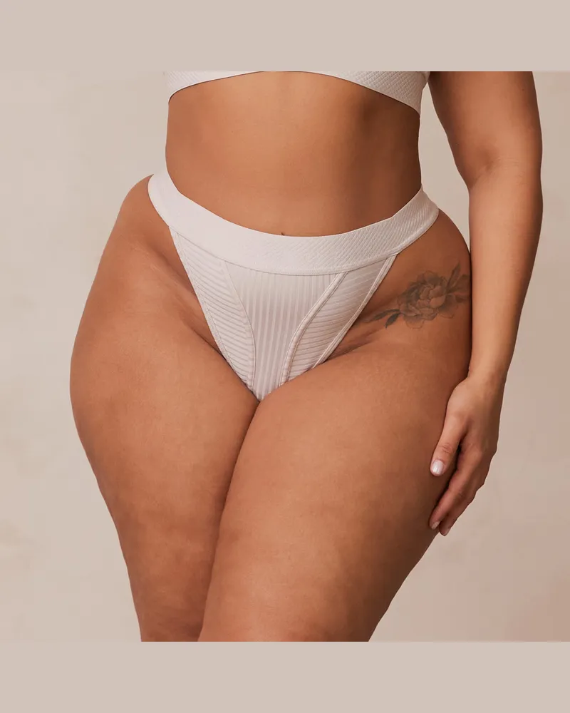 Lounge Bare String - Crèmefarben Cream