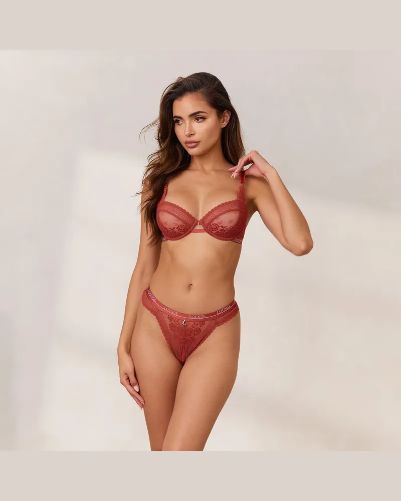 Lounge Liberty Balcony BH - Verbranntes Rot Burnt
