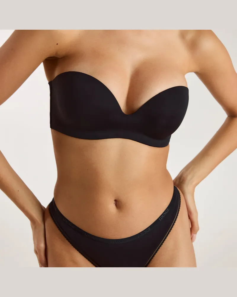 Lounge Trägerloser Bugel-BH  - Schwarz Black