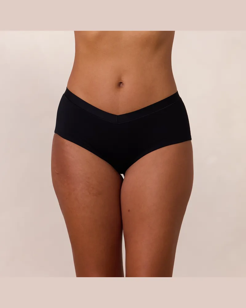 Lounge Everyday Comfort Boyshort - Schwarz Schwarz