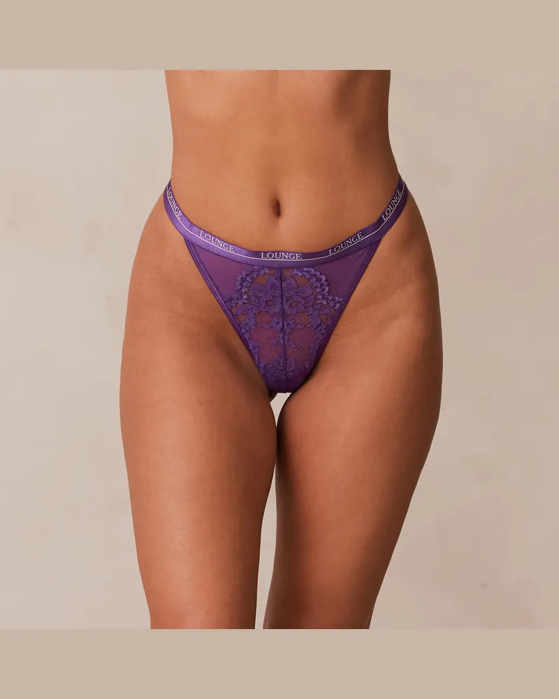 Lounge Blossom String - Lila Purple