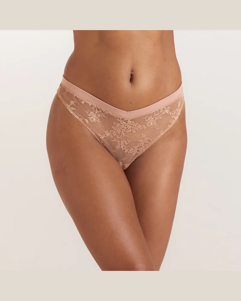 Lounge Nurture Spitzenstring - Honigfarbe Beige
